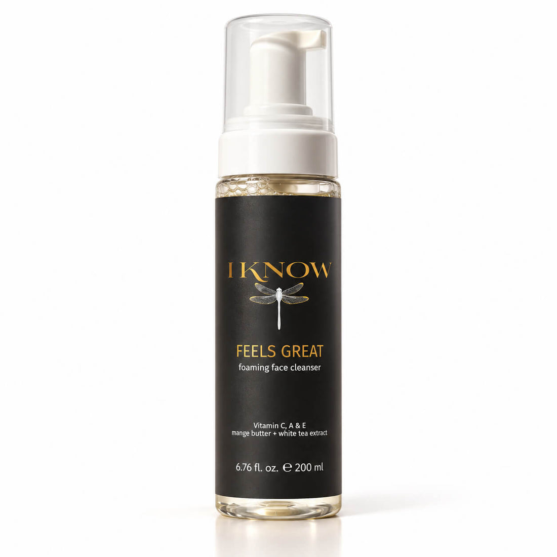 A bottle of IKnow Cosmetics &