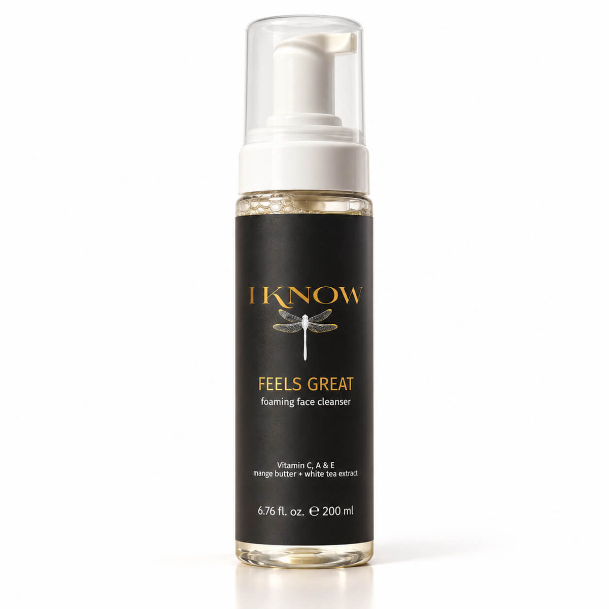 A bottle of IKnow Cosmetics &